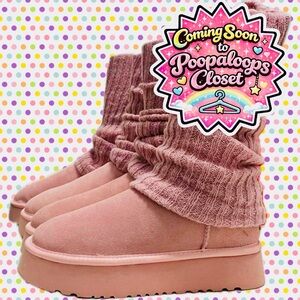 DELAY DO NOT BUY New Pink Slouchy Winter Boots!